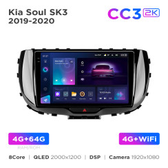 Radio samochodowe Teyes CC3 2k 4+64 Gb Kia Soul SK3 2019-2020 9"