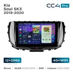 Radio samochodowe Teyes CC4 Pro 2k 12+256 Gb Kia Soul SK3 2019-2020 9"