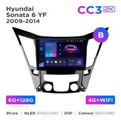 Radio samochodowe Teyes CC3 2k 6+128 Gb Hyundai Sonata 6 YF 2009-2014 (B) 9