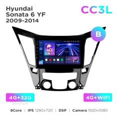 Radio samochodowe do Hyundai Sonata 6 YF 2009-2014 (B) Teyes CC3L 4+32 Gb 9"