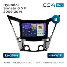Radio samochodowe Teyes CC4 Pro 2k 12+256 Gb Hyundai Sonata 6 YF 2009-2014 (B) 9"