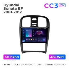 Radio samochodowe Teyes CC3 2k 6+128 Gb Hyundai Sonata EF 2001-2012 9