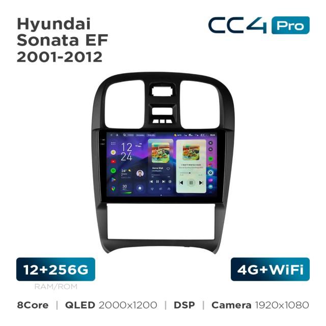 Radio samochodowe Teyes CC4 Pro 2k 12+256 Gb Hyundai Sonata EF 2001-2012 9"