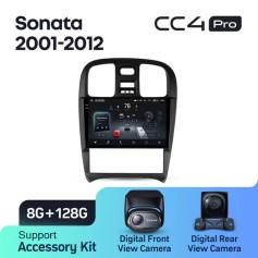 Radio samochodowe Teyes CC4 Pro 2k 8+128 Gb Hyundai Sonata EF 2001-2012 9"