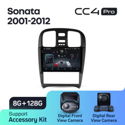 Radio samochodowe Teyes CC4 Pro 2k 8+128 Gb Hyundai Sonata EF 2001-2012 9"