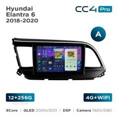 Radio samochodowe Teyes CC4 Pro 2k 12+256 Gb Hyundai Elantra 6 2018-2020 (A) 9"