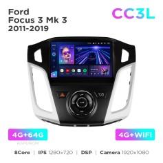 Radio samochodowe Teyes CC3L 4+64 Gb Ford Focus 3 Mk3 2011-2019 9"