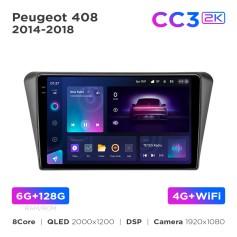 Radio samochodowe Teyes CC3 2k 6+128 Gb Peugeot 408 2014-2018 10