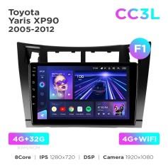 Radio samochodowe do Toyota Yaris XP90 2005-2012 (F1) Teyes CC3L 4+32 Gb 9"