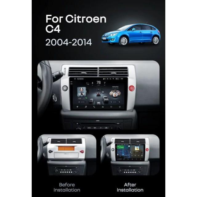 Radio samochodowe Teyes CC4 Pro 2k 8+128 Gb Citroen C4 LA LC C-Triomphe C-Quatre 2004-2014 9"