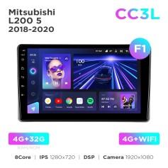 Radio samochodowe do Mitsubishi L200 5 2018-2020 (F1) Teyes CC3L 4+32 Gb 9"