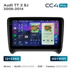 Radio samochodowe Teyes CC4 Pro 2k 12+256 Gb Audi TT 2 8J 2006-2014 9"