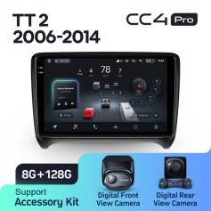 Radio samochodowe Teyes CC4 Pro 2k 8+128 Gb Audi TT 2 8J 2006-2014 9"