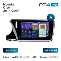Radio samochodowe Teyes CC4 Pro 2k 12+256 Gb Honda City 2014-2017 (A) 10"