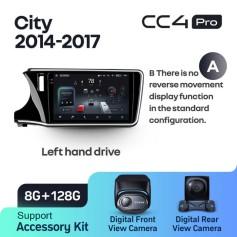 Radio samochodowe Teyes CC4 Pro 2k 8+128 Gb Honda City 2014-2017 (A) 10"