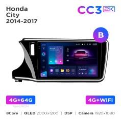 Radio samochodowe do Honda City 2014-2017 (B) Teyes CC3L 4+32 Gb 10"