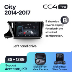 Radio samochodowe Teyes CC4 Pro 2k 8+128 Gb Honda City 2014-2017 (B) 10"
