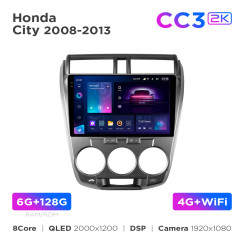 Radio samochodowe Teyes CC3 2k 6+128 Gb Honda City 2008-2013 10