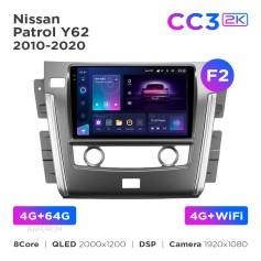 Radio samochodowe Teyes CC3 2k 4+64 Gb Nissan Patrol 6 Y62 2010-2020 (F2) 10