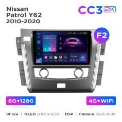 Radio samochodowe Teyes CC3 2k 6+128 Gb Nissan Patrol 6 Y62 2010-2020 (F2) 10