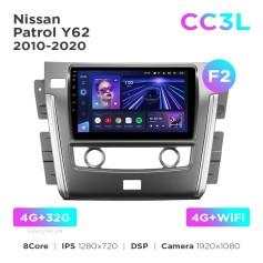 Radio samochodowe do Nissan Patrol 6 Y62 2010-2020 (F2) Teyes CC3L 4+32 Gb 10"