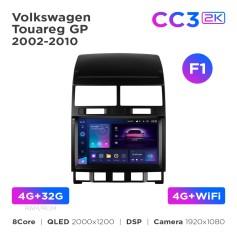 Radio samochodowe Teyes CC3 2k 4+32 Gb Volkswagen Touareg GP 2002-2010 (F1) 9"