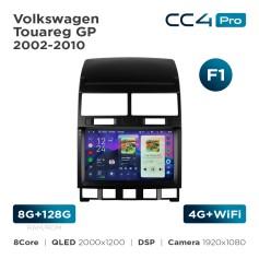 Radio samochodowe Teyes CC4 Pro 2k 8+128 Gb Volkswagen Touareg GP 2002-2010 (F1) 9"