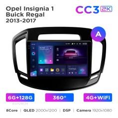 Radio samochodowe Teyes CC3 2k 6+128 Gb 360° Opel Insignia 1 / Buick Regal 2013-2017 (A) 9"