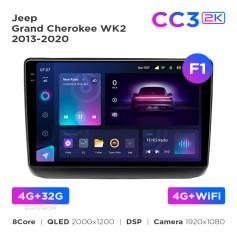 Radio samochodowe Teyes CC3 2k 4+32 Gb Jeep Grand Cherokee WK2 2013-2020 (F1) 9"
