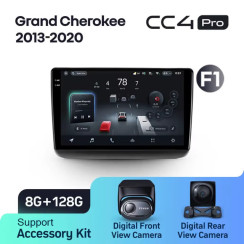 Radio samochodowe Teyes CC4 Pro 2k 8+128 Gb Jeep Grand Cherokee WK2 2013-2020 (F1) 9"