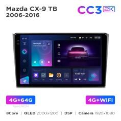 Radio samochodowe Teyes CC3 2k 4+64 Gb Mazda CX-9 TB 2006-2016 10"