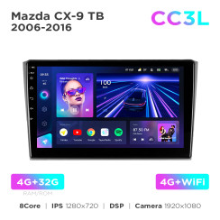 Radio samochodowe do Mazda CX-9 TB 2006-2016 Teyes CC3L 4+32 Gb 10"
