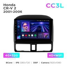 Radio samochodowe do Honda CR-V 2 2001-2006 Teyes CC3L 4+32 Gb 9"