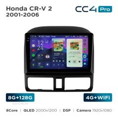 Radio samochodowe Teyes CC4 Pro 2k 8+128 Gb Honda CR-V 2 2001-2006 9"