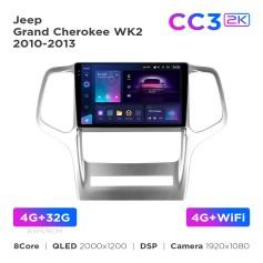 Radio samochodowe Teyes CC3 2k 4+32 Gb Jeep Grand Cherokee WK2 2010-2013 9"