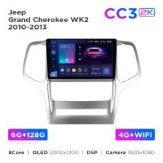 Radio samochodowe Teyes CC3 2k 6+128 Gb Jeep Grand Cherokee WK2 2010-2013 9"