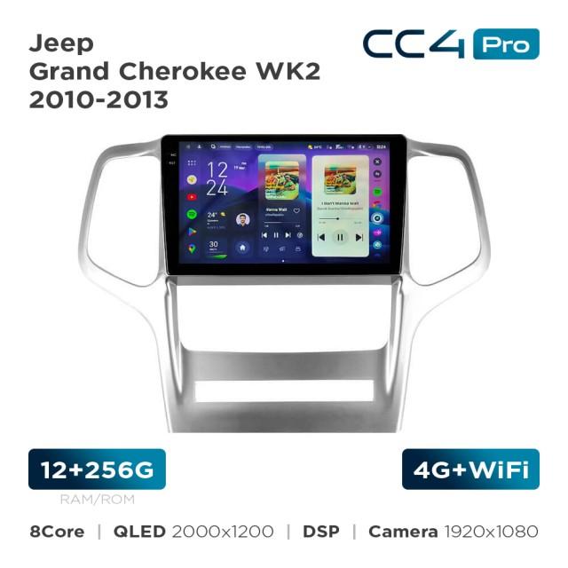Radio samochodowe Teyes CC4 Pro 2k 12+256 Gb Jeep Grand Cherokee WK2 2010-2013 9"
