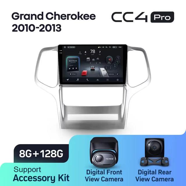 Radio samochodowe Teyes CC4 Pro 2k 8+128 Gb Jeep Grand Cherokee WK2 2010-2013 9"