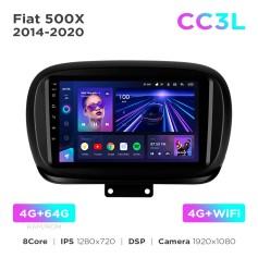 Radio samochodowe Teyes CC3L 4+64 Gb Fiat 500X 2014-2020 9"