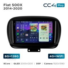 Radio samochodowe Teyes CC4 Pro 2k 8+128 Gb Fiat 500X 2014-2020 9"