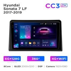 Radio samochodowe Teyes CC3 2k 6+128 Gb 360° Hyundai Sonata 7 LF 2017-2019 9