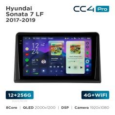 Radio samochodowe Teyes CC4 Pro 2k 12+256 Gb Hyundai Sonata 7 LF 2017-2019 9"