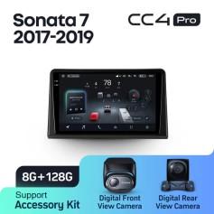 Radio samochodowe Teyes CC4 Pro 2k 8+128 Gb Hyundai Sonata 7 LF 2017-2019 9"