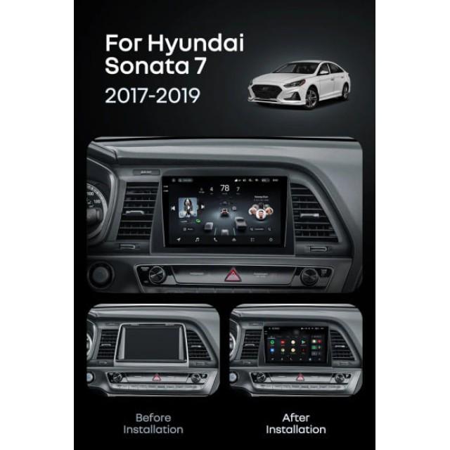 Radio samochodowe Teyes CC4 Pro 2k 8+128 Gb Hyundai Sonata 7 LF 2017-2019 9"