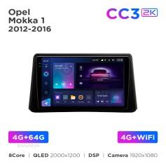 Radio samochodowe Teyes CC3 2k 4+64 Gb Opel Mokka 1 2012-2016 9