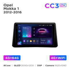 Radio samochodowe Teyes CC3 2k 4+64 Gb Opel Mokka 1 2012-2016 9