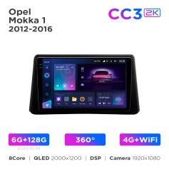 Radio samochodowe Teyes CC3 2k 6+128 Gb 360° Opel Mokka 1 2012-2016 9