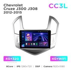 Radio samochodowe do Chevrolet Cruze J300 J308 2012-2015 Teyes CC3L 4+32 Gb 9"