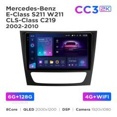 Radio samochodowe Teyes CC3 2k 6+128 Gb Mercedes-Benz E-Class S211 W211 2002-2009 / CLS-Class C219 2004-2010 9
