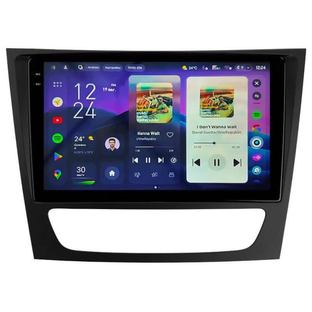 Radio samochodowe Teyes CC4 Pro 2k 8+128 Gb Mercedes-Benz E-Class S211 W211 2002-2009 / CLS-Class C219 2004-2010 9"